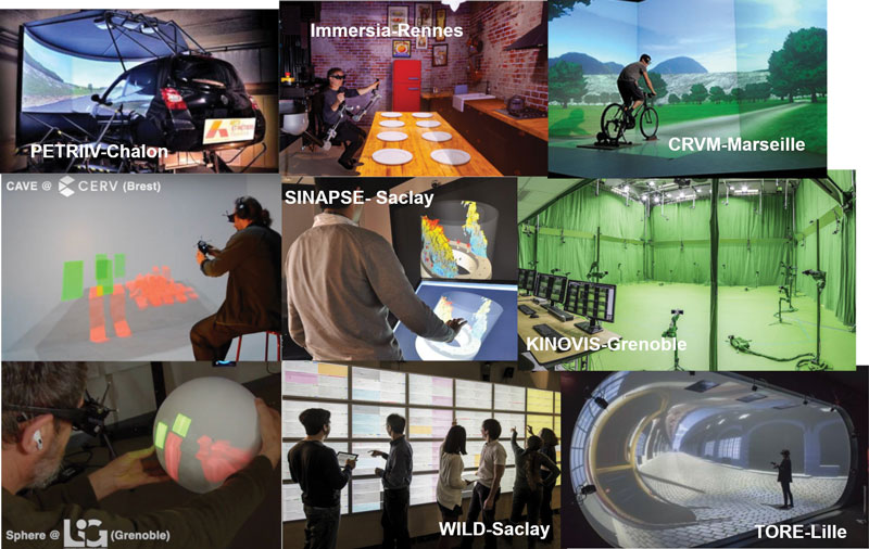 Figure 1: Example of the diversity of CONTINUUM platforms. .© Inria/Photo H. Raguet for WILD picture 