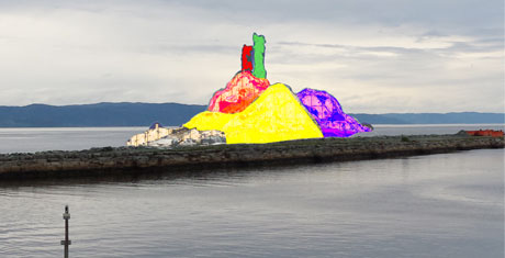 Figure 1: The Cliff Performing Arts Centre at a molo in the Trondheim harbour.