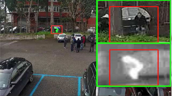  Figure 2: In this example, the general sensor configuration contained four cameras with overlapping fields of view.