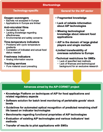 Problems addressed and goals pursued by the AIP-Competence Platform project.