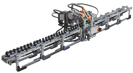 Lego Turing Machine built at CWI.  Picture: CWI.