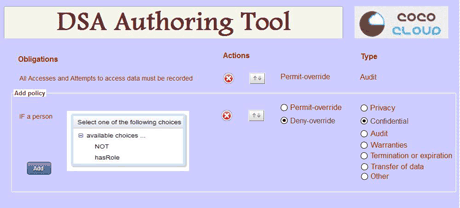 Figure 2: DSA Authoring Tool.