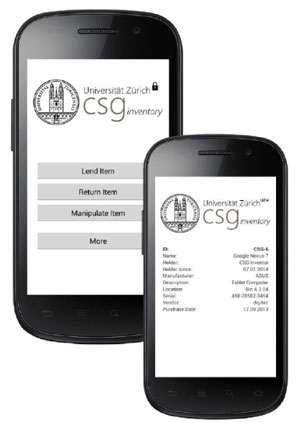 Figure 1: App-based inventory system. 