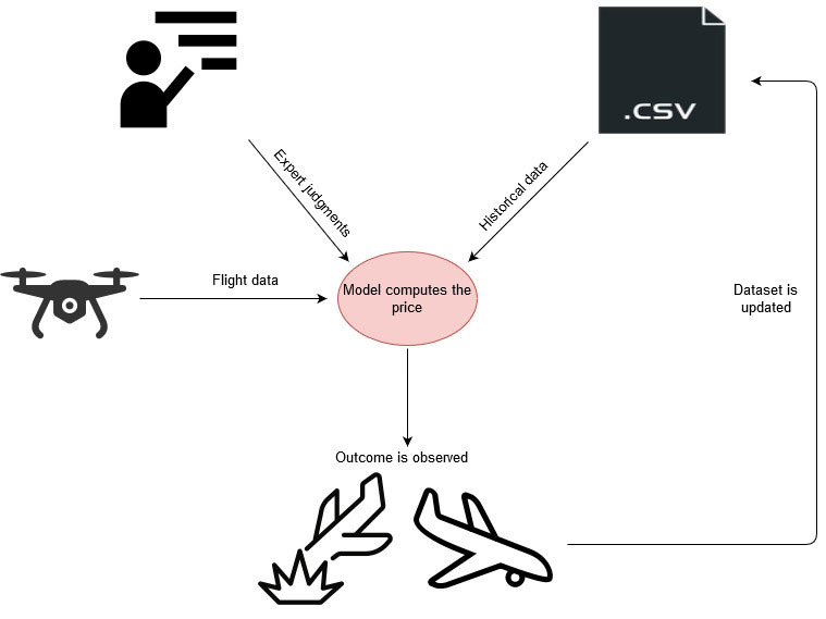 Figure 2: A schematic view of the model. 