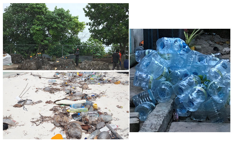 Figure 1: Solid plastic waste remains that need to be transported for recycling.