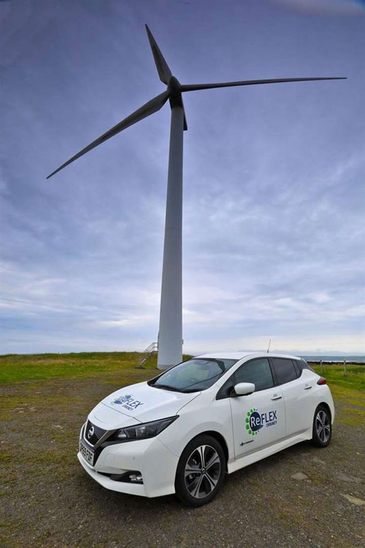 Figure 3: Wind turbines deployed on Orkney Islands, Scotland, UK – the “living lab” for the smart local energy demonstrator project Responsive Flexibility (ReFLEX) [courtesy: EMEC/ReFLex].