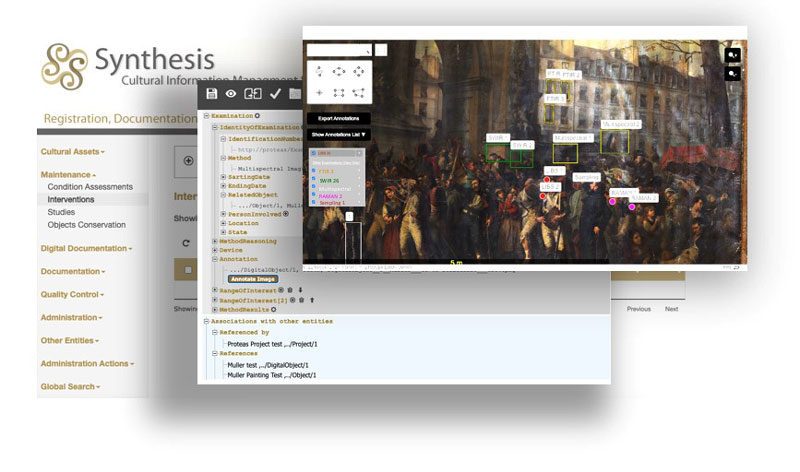 Figure 1: An example of how Heritage Annotator tool can be accessed by the Synthesis documentation system. 