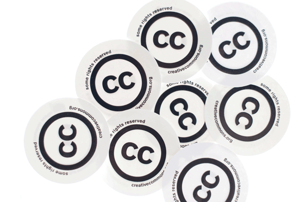CC Stickers, Illustration by Kristina Alexanderson on Flickr.