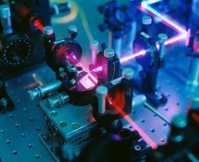 Figure1: entangled photon source. 