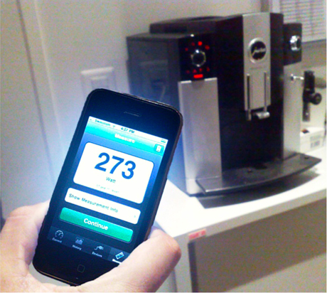 Figure 2: Measuring the standby power of a specific household appliance