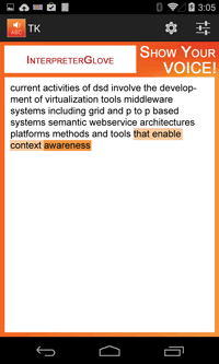 Figure 4: Two algorithms are applied to complete the segmentation and natural language processing components necessary for transforming hand gestures into understandable text. These are both intergrated into the mobile application.